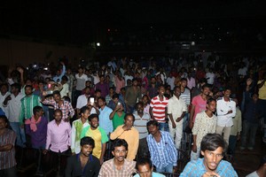 Jakkanna Movie Team Visits Hyderabad Theaters